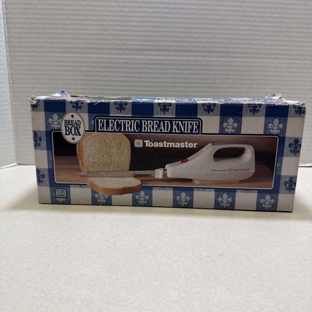 VINTAGE TOASTMASTER ELECTRIC KNIFE MODEL 61114 WORKS  - Use & Care Guide Incl.